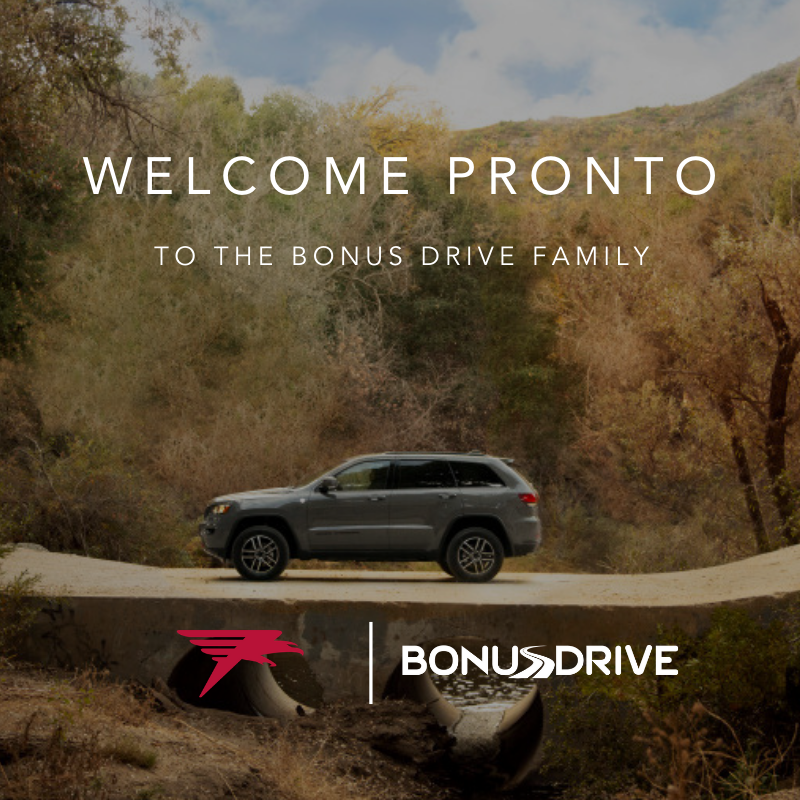 Pronto has joined the Bonus Drive family!
