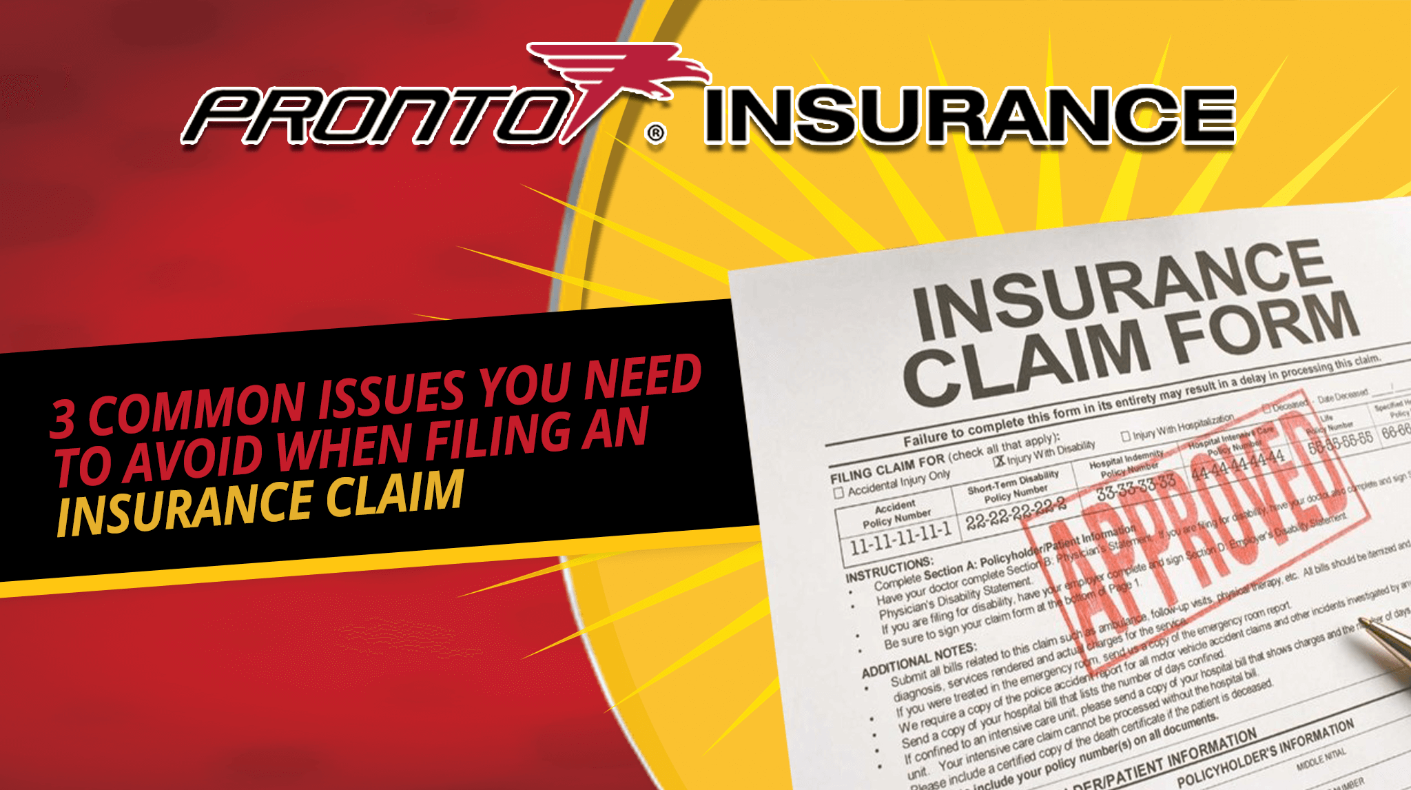 3 Common Issues You Need to Avoid When Filing an Insurance Claim